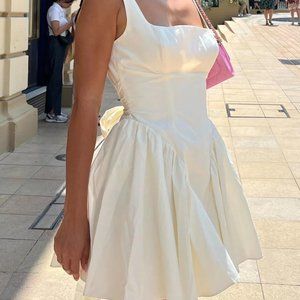 Coastal Cowgirl Open Back Zippered Short Dress